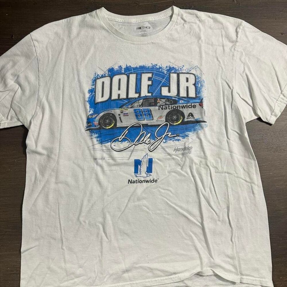 Nascar Men's White T-shirt